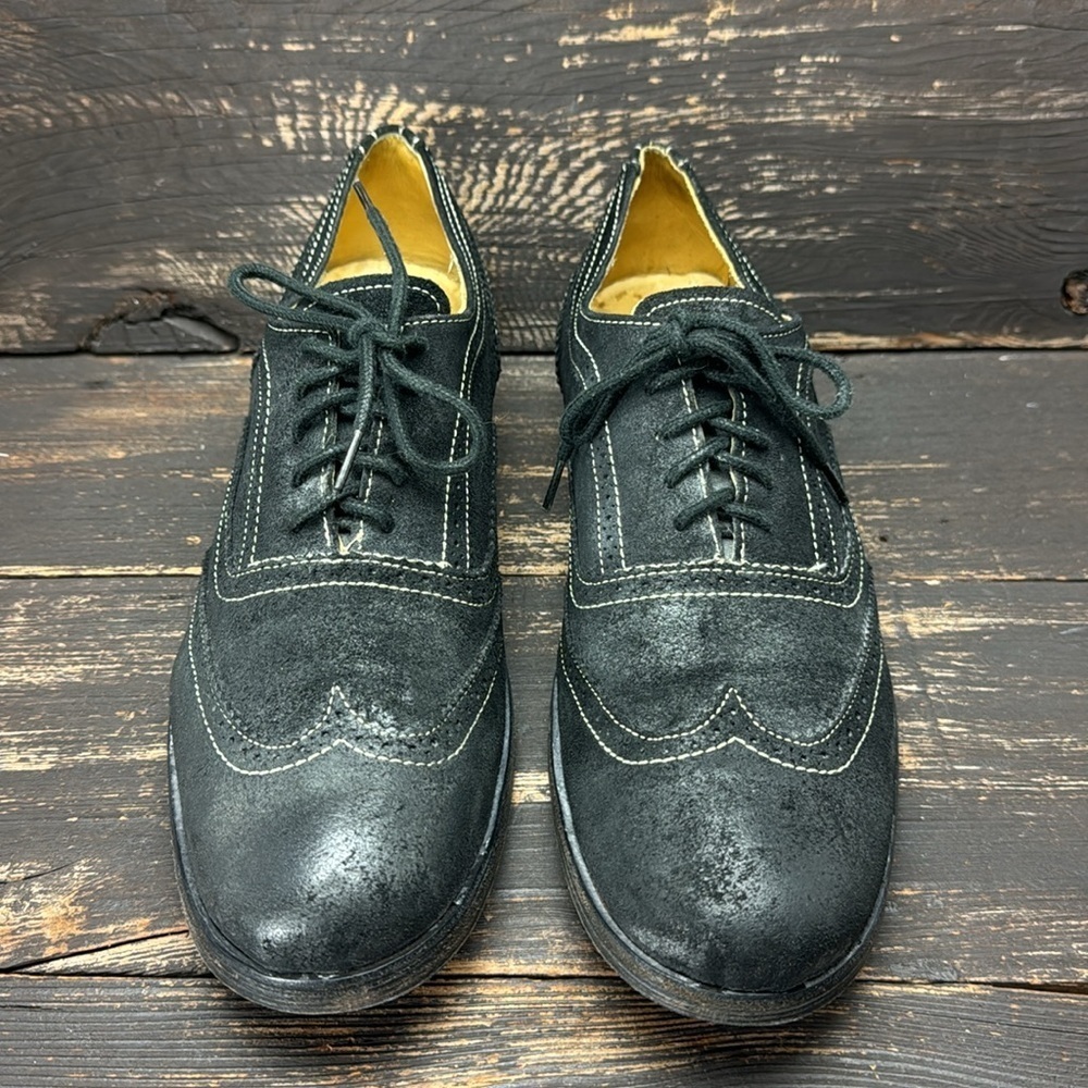 Bed Stu Leather Wingtip Oxford Shoes Size 10 - Picture 2 of 8